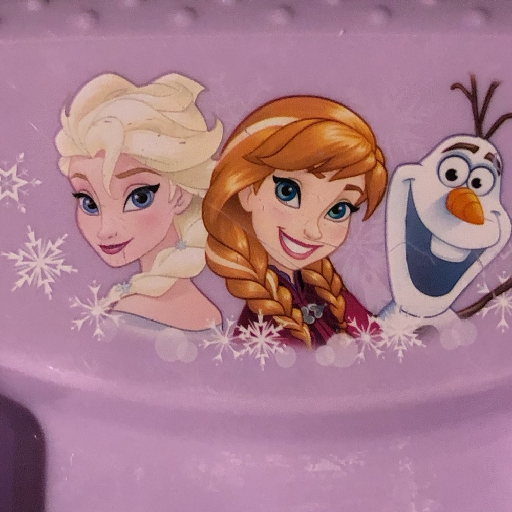Disney Frozen Dinnerware Set - Purple and Orange